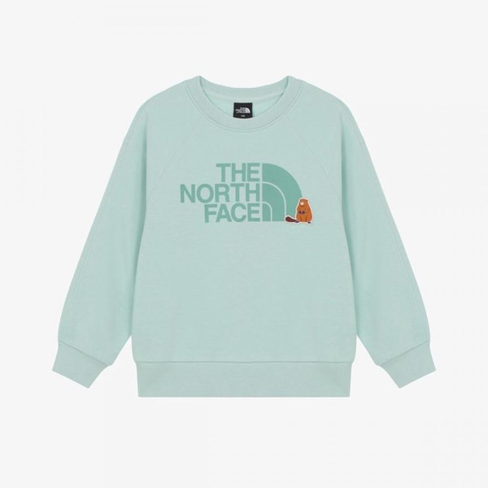 The North Face Kids Sweatshirt Mint Nm5mr55u MINT/120
