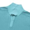 LEDEPT Two-Tone Open Collar Raglan Pullover [Blue]