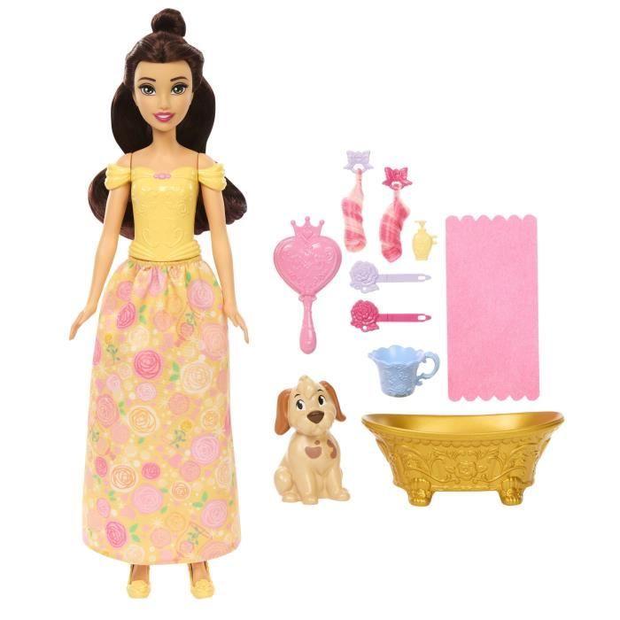 Disney - Prinzessin Belle und ihr Hund zum Frisieren - Mit Badewanne - Disney Princess - JFC42