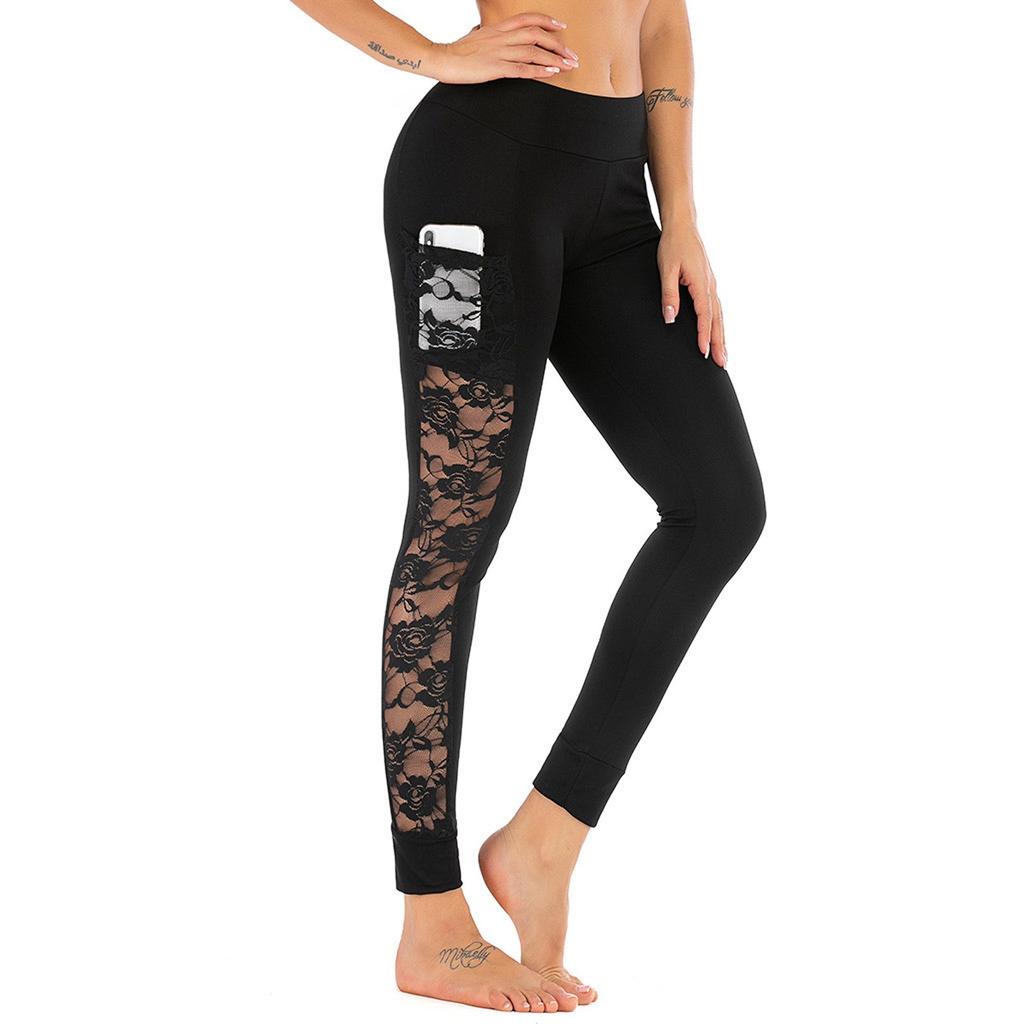 Buy Fashion Women Lace Skinny Yoga 