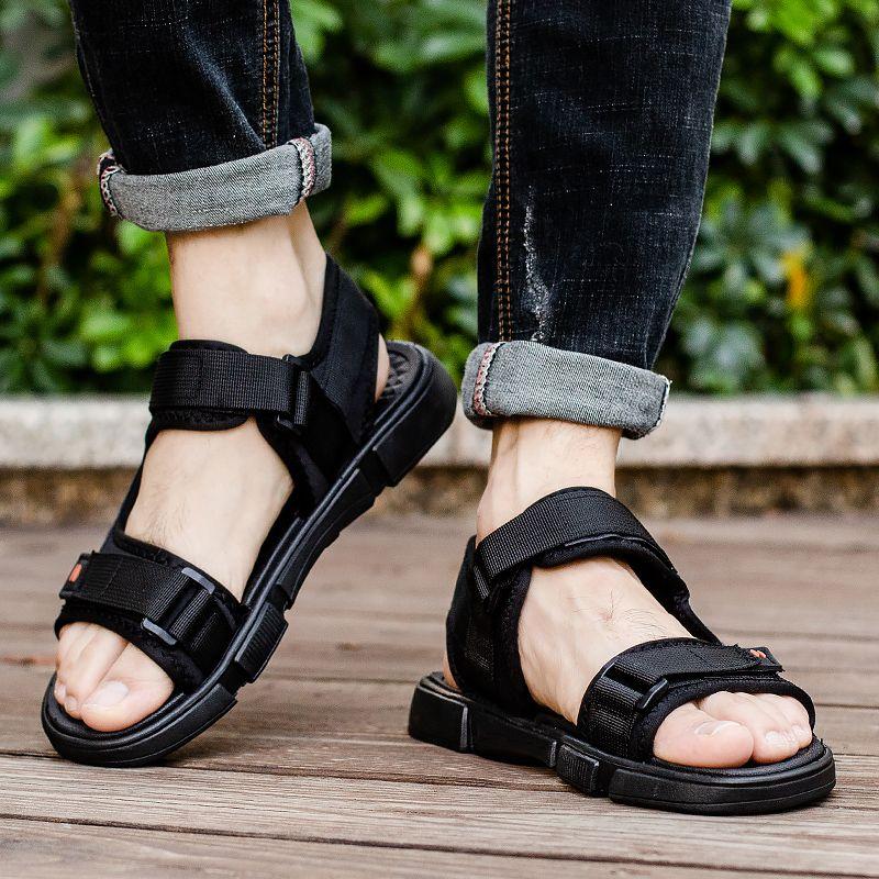 Fashion Sandals Men New Summer Non-slip Wear Soft Bottom Slides Men Driving Sports Men Sandals