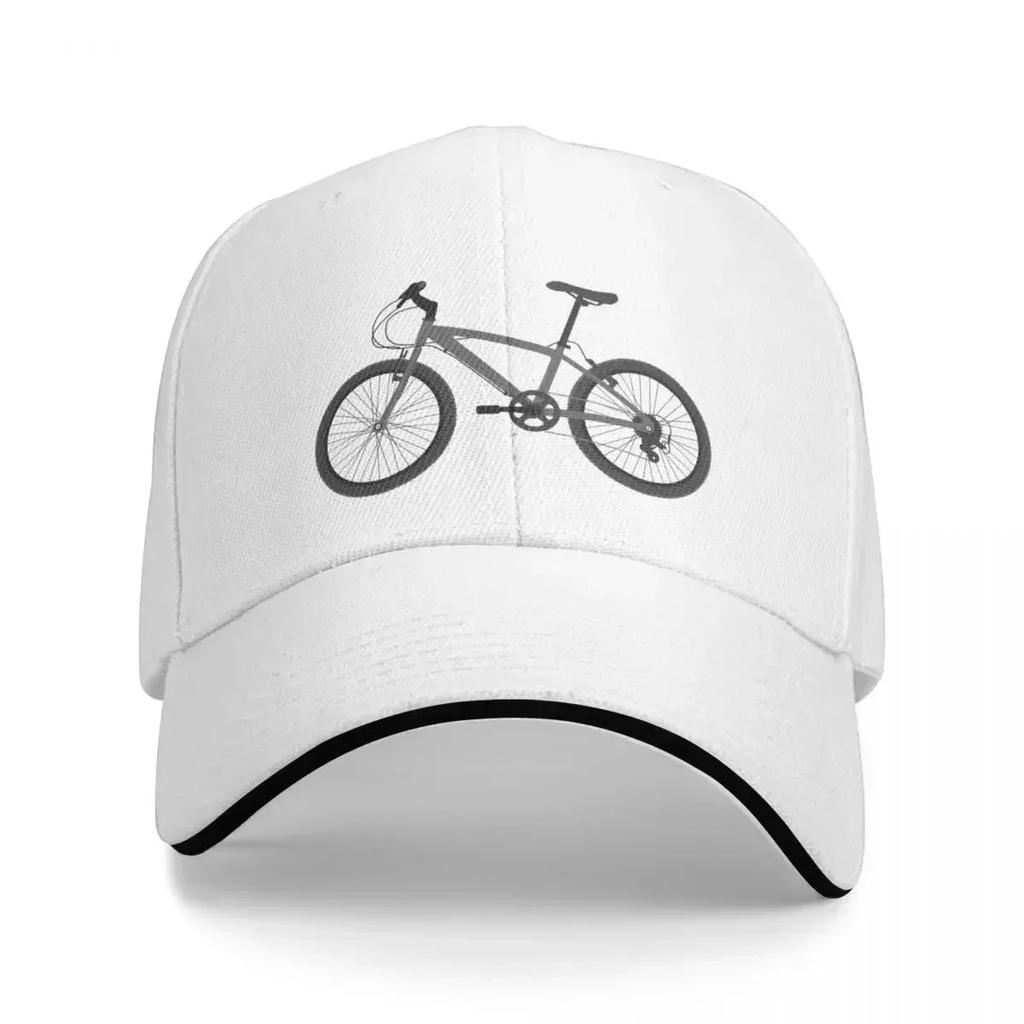 Bicycle Greyscale Baseball Cap party Hat Sunscreen Unisex hat Horse Hat Caps For WoUnisex Unisexs