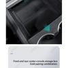 For Tesla Model 3/Y Juniper 2025+ Center Console Organizer Tray Armrest Cubby Drawer Flocking Model Y Storage Box Accessorie