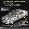 1/24 Mercedes Benz S W140 320SEL Modifizierte Version Legierung Rennwagen Diecast Modell Ton & Licht Spielzeug Computer Desktop Ornamente