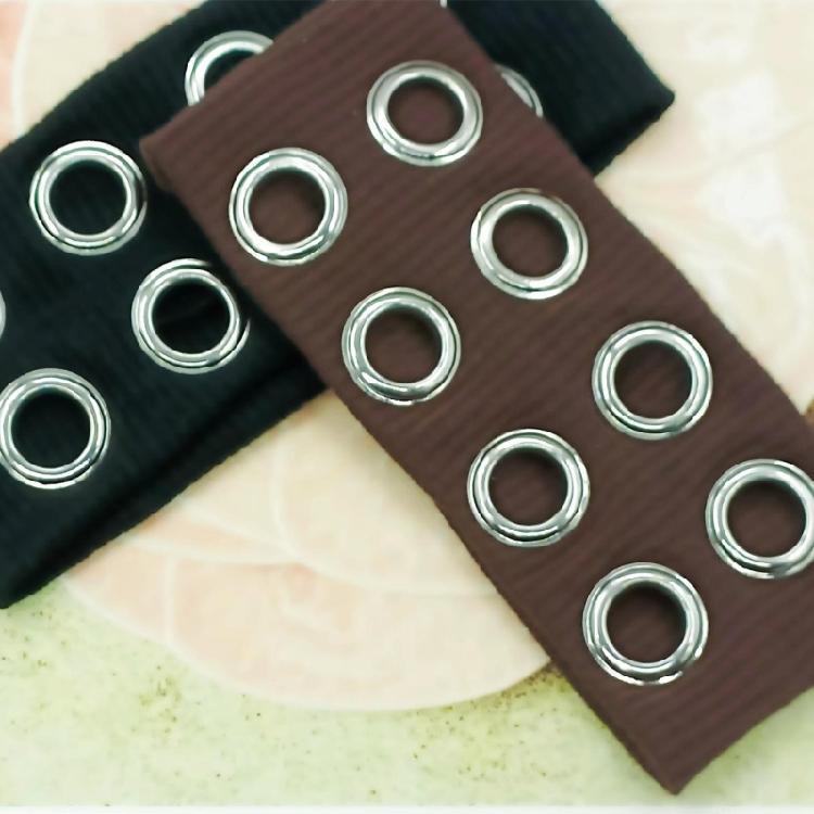 Ampie Fasce Elastiche con Occhielli Vuoti Accessori per Capelli Steampunk per Appassionati di Metal Rock e Punk