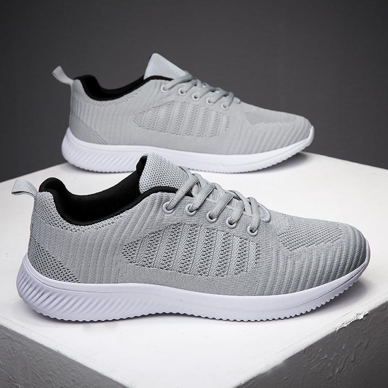 

Новые мужские кроссовки Лето 2024 Сетка Мода Спорт Мужская обувь Бесплатная доставка Уличная Легкая Обувь для ходьбы Большой размер 34-46 46 серый