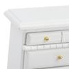 1:12 Dollhouse Miniature Bedroom Side Cabinet Dresser Furniture Accessories