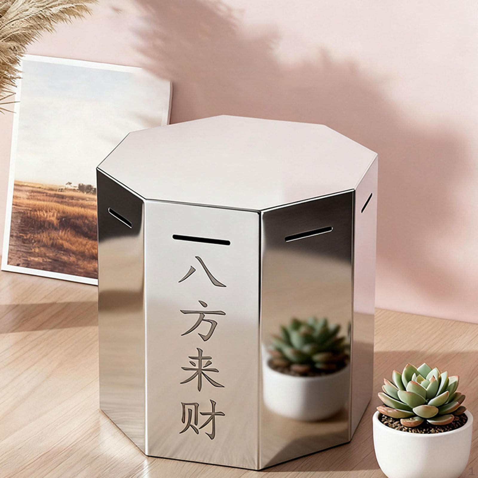 

Копилка Детский контейнер для хранения сбережений Коробка Подарки на день рождения Домашний декор Неоткрываемые деньги S