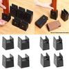 Set of 4 Sturdy Plastic Bed Risers 2Inch Thick Leg Extenders Accessory for Desk Chair Sofa Storage Solution Use
