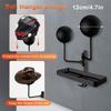 Helmet Wall Mount Heavy Duty Metal Helmet Holder Garage Storage System Hooks for Garage Bike Storage Riding Gear Display Case