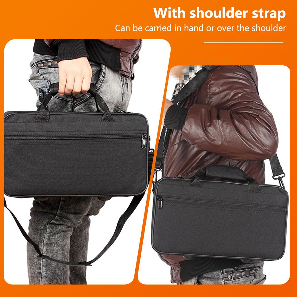 Clarinet Case Oxford Cloth Clarinet Gig Bag with Shoulder Strap Storage Bag Clarinet Protection Accessories