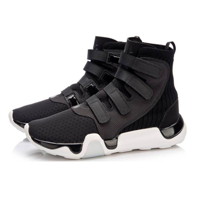 Li Ning Kolekcja Wade Wade Samuraj Amortyzacja Wysokie Vintage Buty Koszykarskie Męskie Czarne AGWN021-1