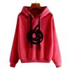 2025 Autumn and Winter New Halloween Pumpkin Fun Pattern Print Long Sleeve Pullover Hooded Sweater