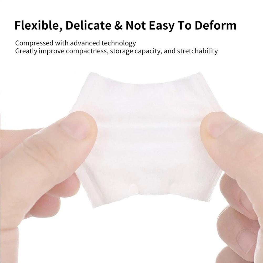 Disposable Pearl Cotton Pads Soft Cleansing Cottons for Tattoo Microblading Makeup Remover Gentle Facial Cleansing Pads Skin