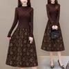 Autumn Winter 2026 High-End Goddess Style Knit Dress for Women