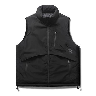 Men's Loose Warm Outer Wear Vest Sleeveless Jacket Autumn and Winter New Korean Version Trend Tooling Vest Men's Warm