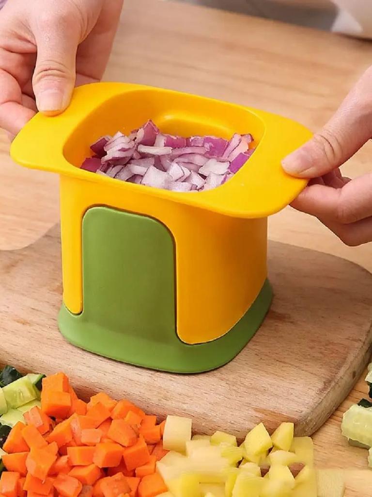 Multifunctional Vegetable Chopper Dicer With Container Manual Pressure Food Slicer Steel Stainless Cutter for Cucumber Carrot
