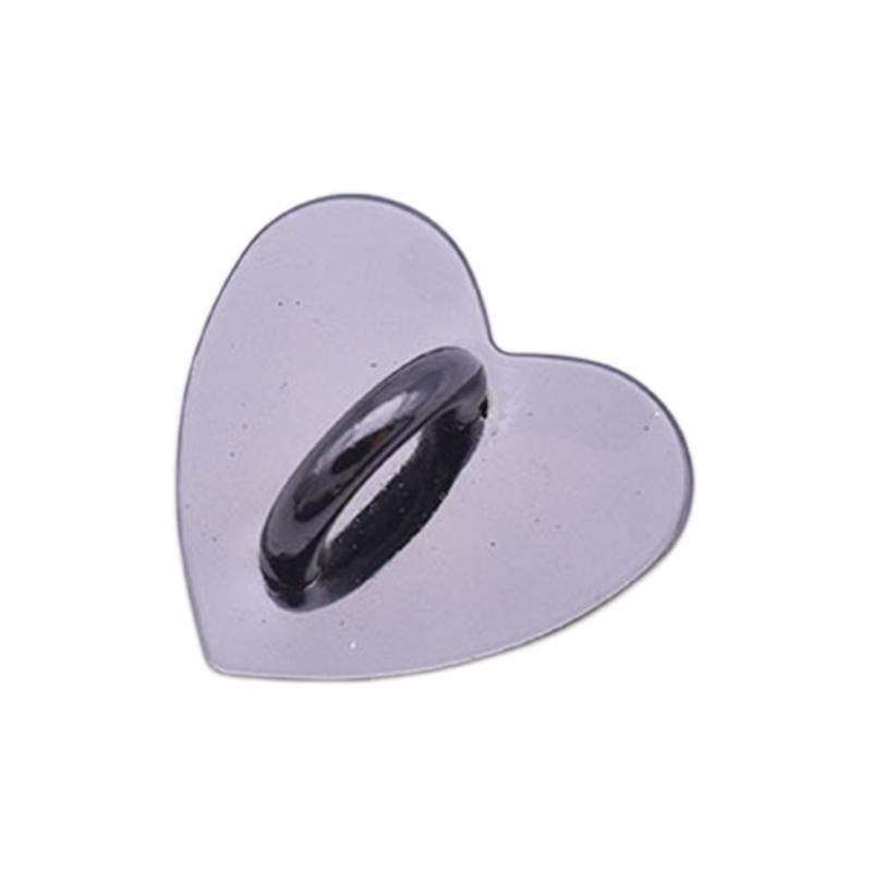 Diy Metal Flatback Heart Sticking Hooks Accessories for Jewelry Making Gold Silver Phone for Case Charms Connecting Clas