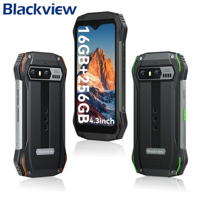 Blackview Smartphone Robusto Compacto N6000 de 4,3 pulgadas, 16 GB de RAM, 256 GB de ROM, Cámara de 48 MP, Batería de 3880 mAh, Helio G99