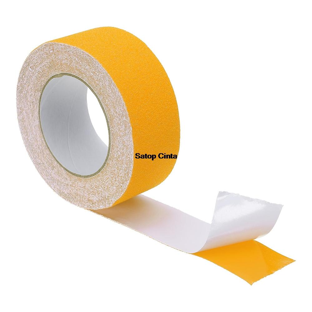 2.5cm/5cm/10cm*5M Yellow Anti Slip Tapes Non Skid Treads Weather Proof Indoor Outdoor Traction No-Slip Stickers For Steps Stairs