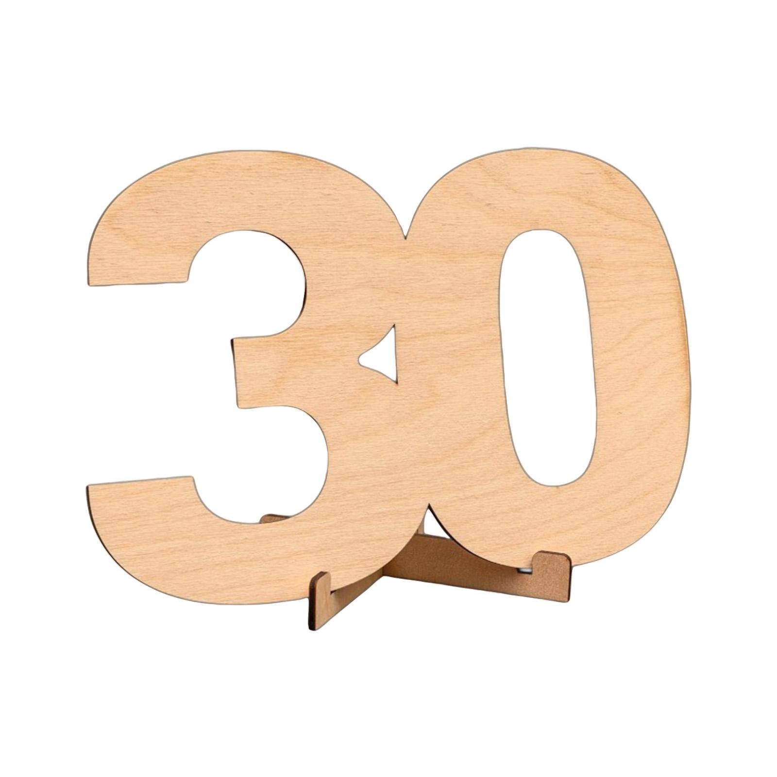 

Unfinished Wooden Letters - DIY Home Wall Decor Set For Rustic And Personalized Interiors One Size