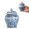 Chinese Style Coffee Canisters Vintage Sealed Tea Pot Food Storage Container  Kitchen Pantry Holder