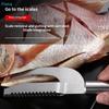 Stainless Steel 3 In 1 Fish Scale Knife Cut/Scrape/Dig Maw Knife Scale Scraper Sawtooth Peelers Scraping Boning Filleting