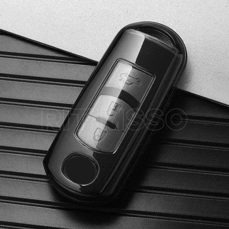 New Tpu Car Key Case For Mazda 2 3 6 Atenza Axela Demio Cx-5 Cx5 Cx-3 Cx7 Cx-9 Cx30 2 3 4 Buttons Key Cover