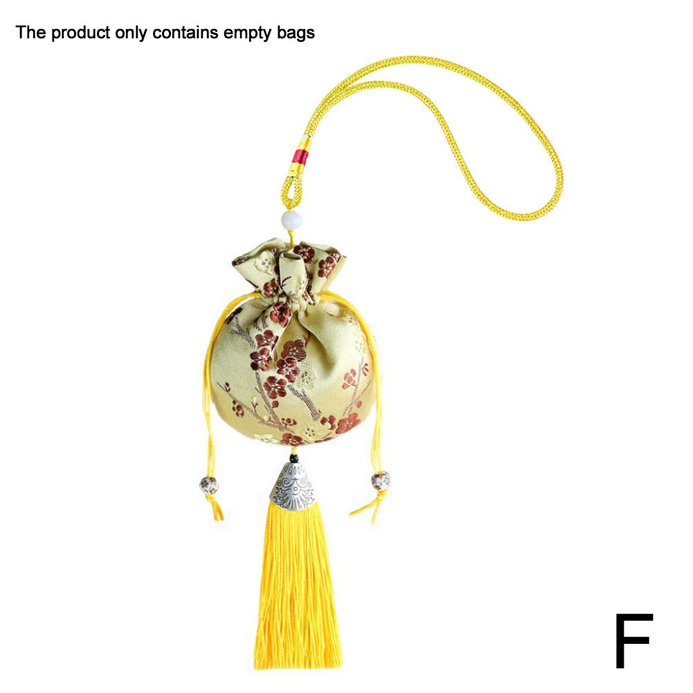 Sachet Sachet Empty Bag Chinese Style Jewelry Storage Bag Handmade Vintage Embroidery Tassel Lucky rawstring Bag Cloth Pocket