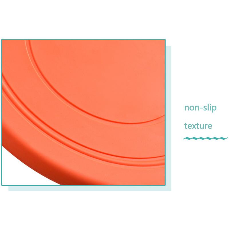 Fliegende Untertasse aus Silikon, lustiges Hunde- und Katzenspielzeug, Haustierspiel, Flugscheiben, widerstandsfähig gegen Kauen, Welpen, schnelleres Training, interaktives Haustierspielzeug