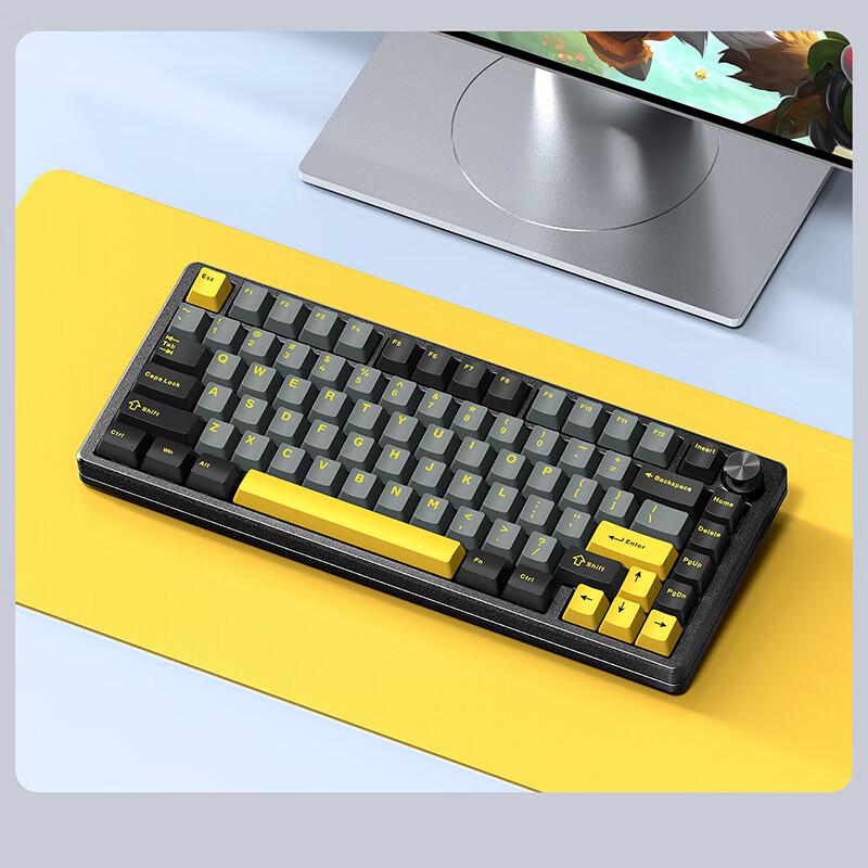 

R83 Трирежимна алюмінієва прокладкова механічна клавіатура