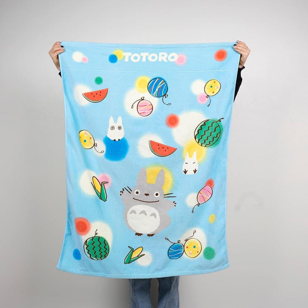 Marushin Towel Ghibli Totoro My Neighbor Nap Blanket for Girls and 1065004000 Kids' Blanket, Character, Totoro, Yellow, Cute, 100% Cotton, Boys,