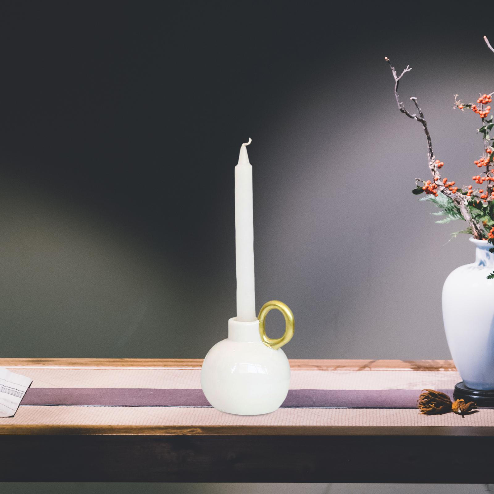 

Ceramic Candle Holders for Taper Candles And Party Settings Aureate