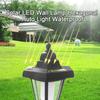 2Pcs Solar Wall Light Outdoor LED Light Hexagonal Solar Lantern Light Waterproof Auto On/Off Retro LED Wall Lamp Garden Decor