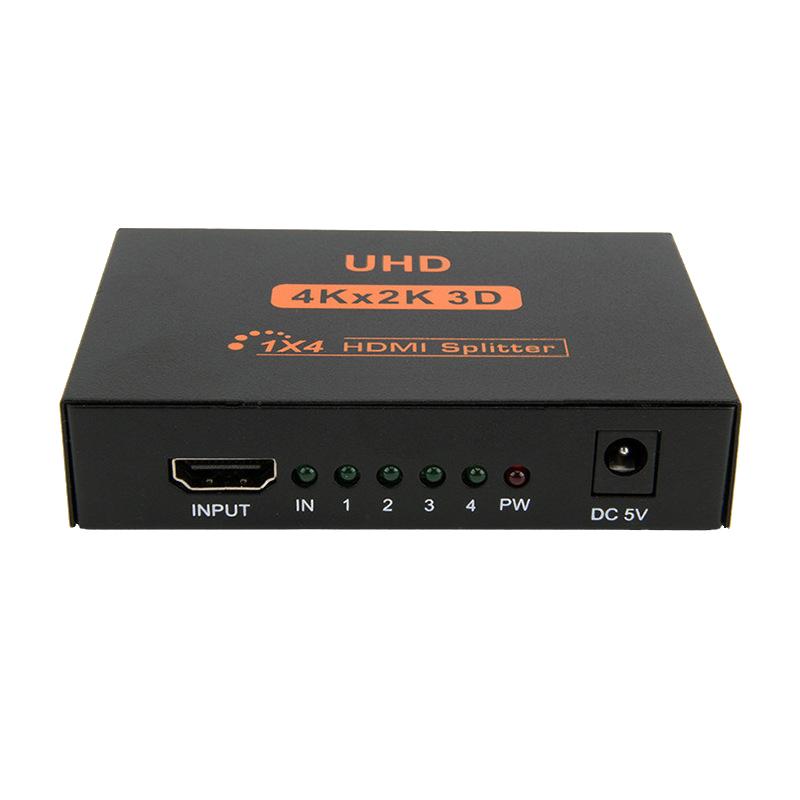 1 In 4 Out HD Splitter 4K 3D HD Adapter for PC/DVD/TV Box Video Distributor High Definition Amplifier