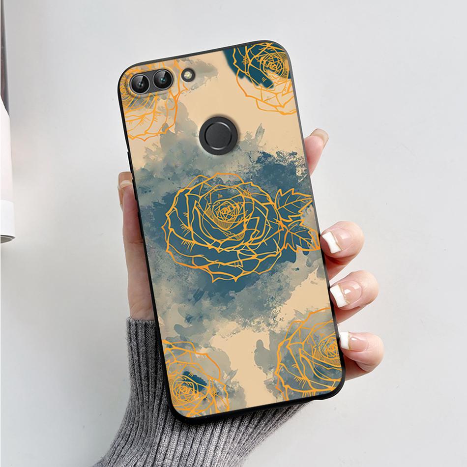 For Huawei P Smart 2018 Case Cute Cat Bear Cartoon Frog Soft Cover For Huawei P Smart FIG-LX1 5.65 Inch Case Coque Fundas Shell