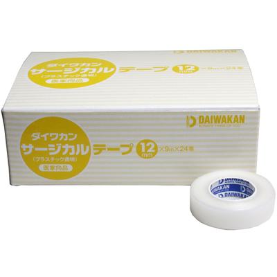 Ruban Chirurgical Plastique Type Transparent Produit d'Amélioration Médicale 12mm x 9m x 24 Rouleaux
