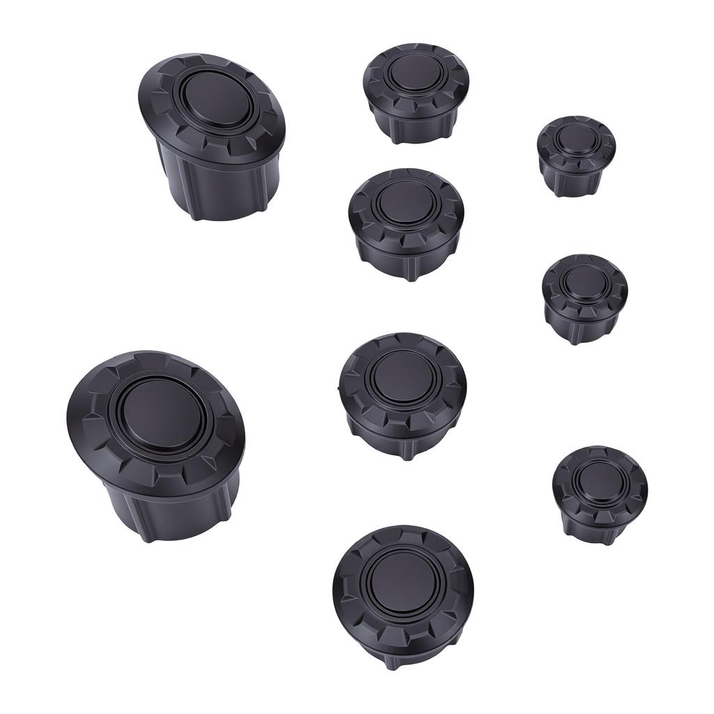 9pcs Motorcycle Frame Hole Caps ABS Plastic Frame Hole Plugs Replacement for R1250GS LC R 1200 GS Adventure Adv 2022