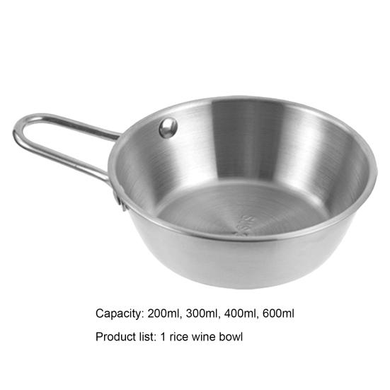 200ml/300ml/400ml/600ml Rice Wine Bowl Korean Style Exquisite Workmanship Small Size Korean Raws Rice Wine Soup Dish for Makgeolli