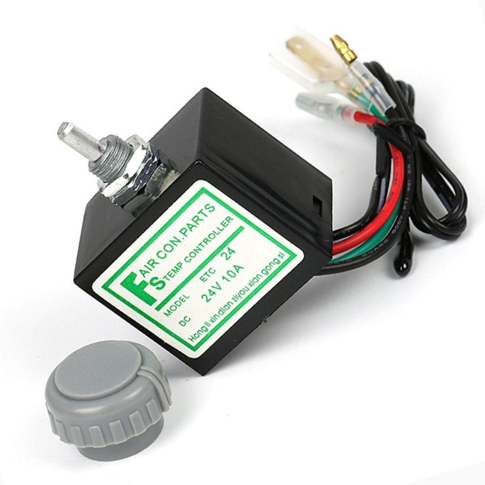 ABS Electronic Thermostat Auto Accessory Air Conditioner Switch New Temperature Control Car