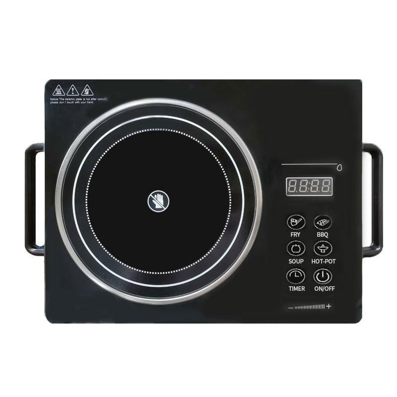3500W Smart Fire Boiler High Power Electric Ceramic Stove Household Portable Infrared Electric Infrared Cooker Stove Black