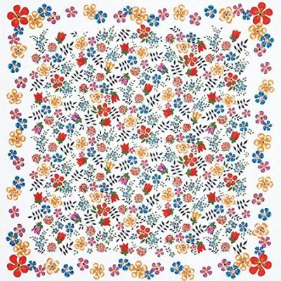 Liberty Large Furoshiki Liberty and Edenham 92cm White Cotton Shantung Made In Japan (Wrapping Cloth), Pattern, Wide, Furoshiki,