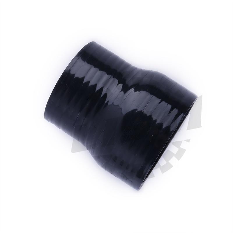 1PC Straight Silicone Reducer Intercooler Coupler Adapter Hose ID51 54 57 60 63 64 67 70 75 76 80 83 85 76mm 3PLY Gloss Black