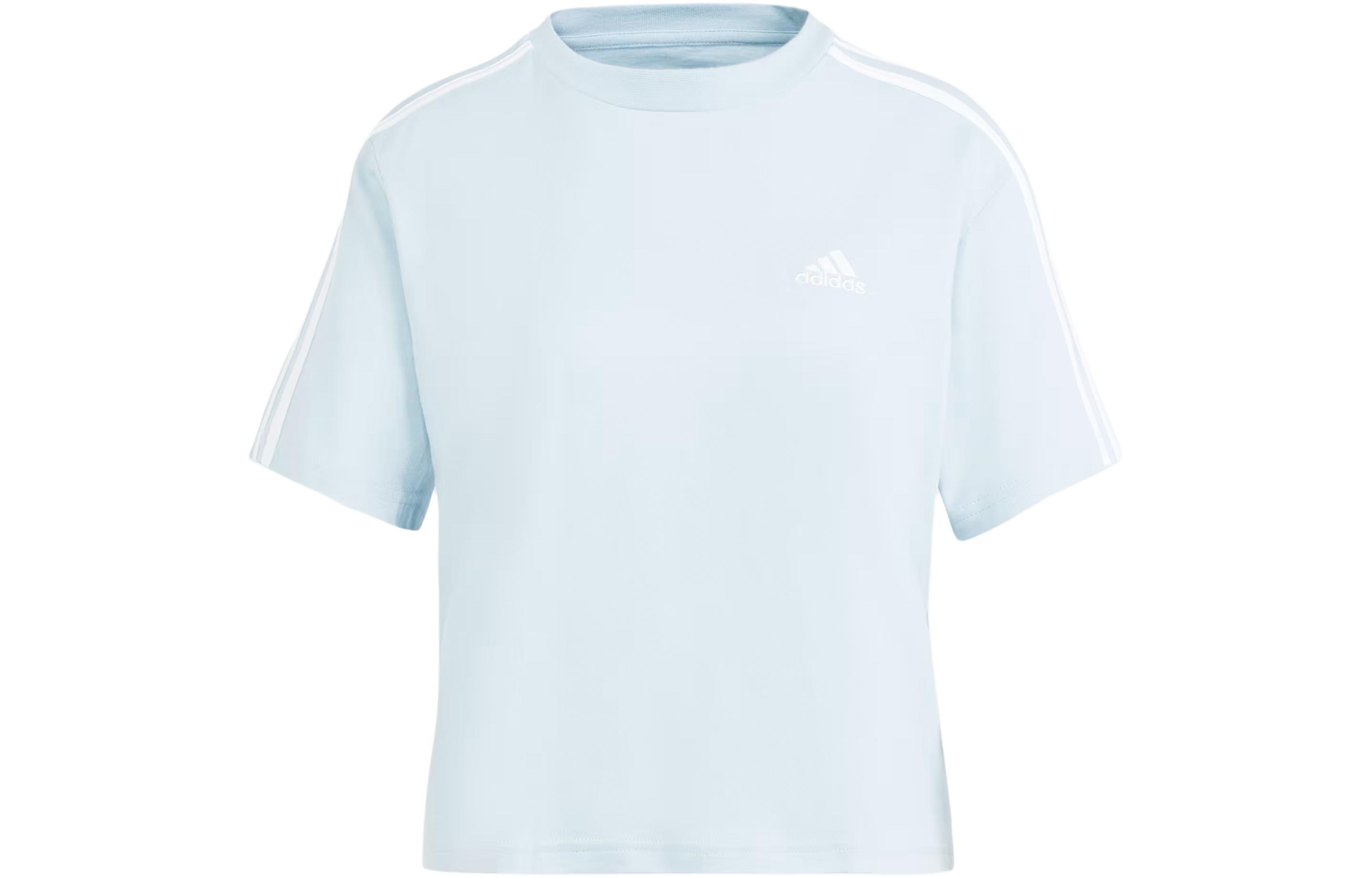 Adidas ESSENTIALS T Shirt Women s Light Blue IS1568 XXL