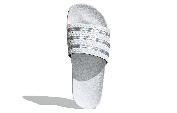 adidas Damen Adilette Slide 'White Iridescent' Damen FV0041