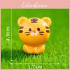 Resin Zodiac Animal Ornament With Cartoon Snake Rabbit Tiger For Desk Decor