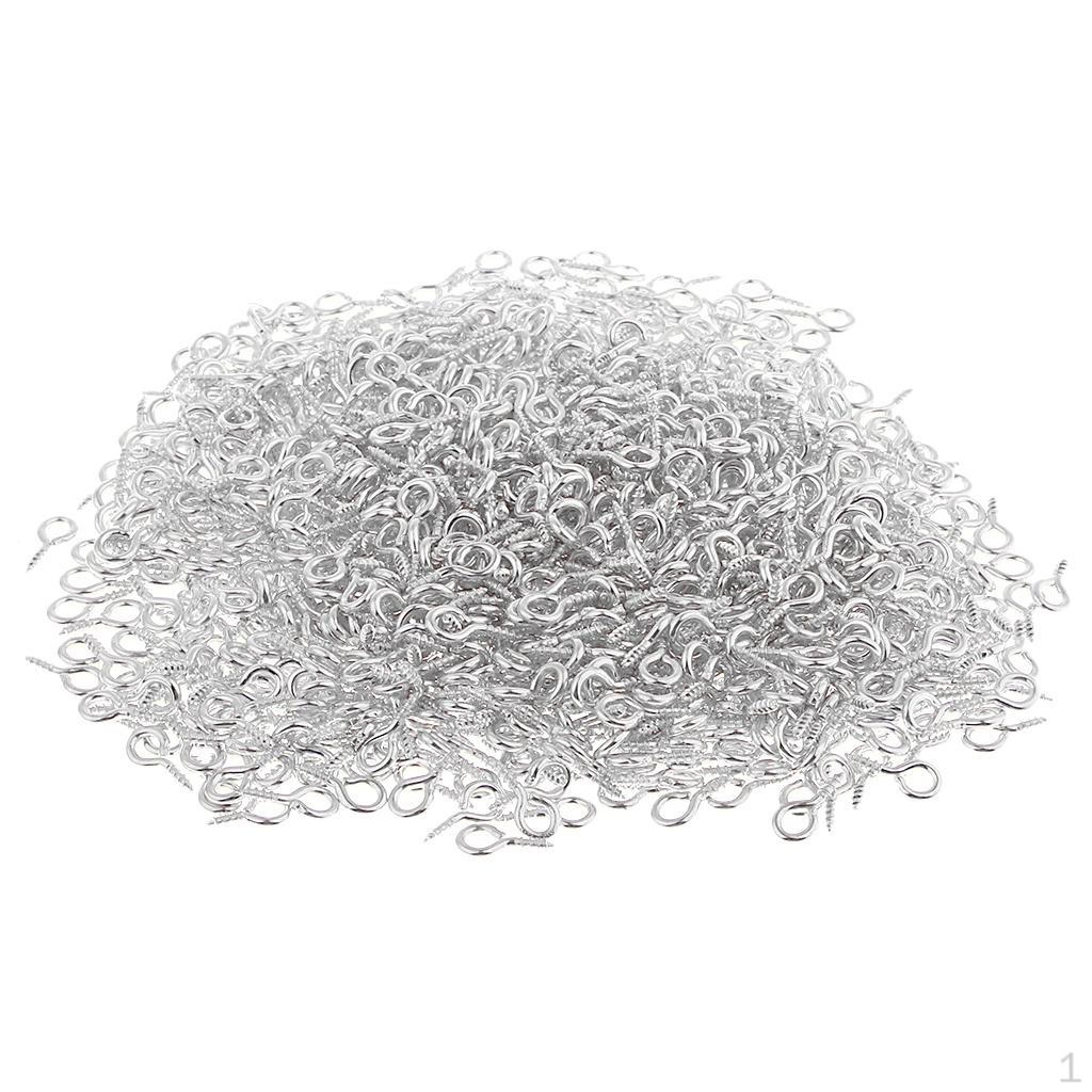 Small Screw Eye Pins Bail Hook Jewelry Making