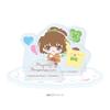 Magical Girl Lyrical Nanoha Series x Sanrio Characters 03 Hayate x Pompompurin [Mini Character Illustration] Acrylic Stand Plate