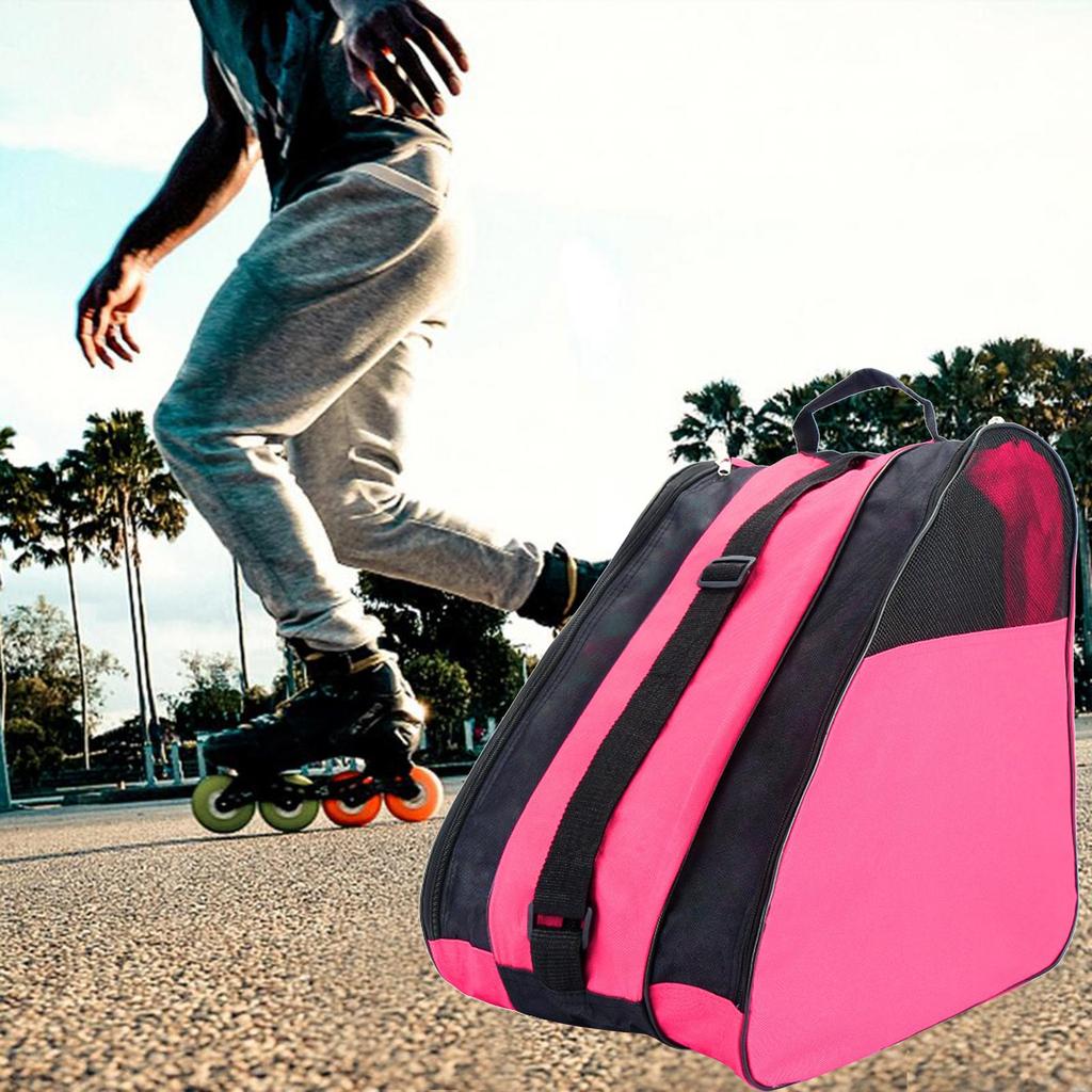 Roller Skates Bag Ice Skates Sports Carry Storage w/Handle