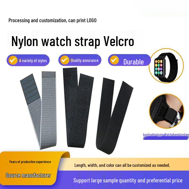 Nylon Trail Loop Velcro Strap for Apple Watch Others